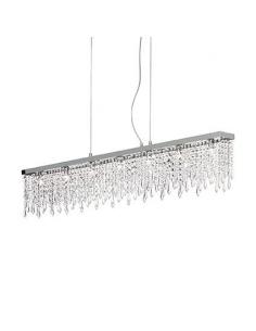 Ideal Lux 098739 Jade Clear SB7 suspension Lamp with pendants