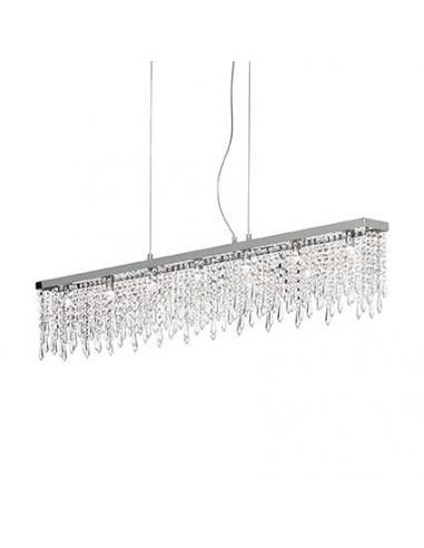 Ideal Lux 098739 Giada Clear SB7 Lampada a sospensione con pendagli