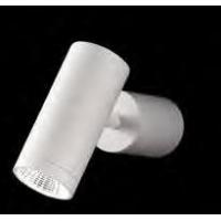 Perenz 6400 B LC Faretto LED singolo in metallo verniciato bianco