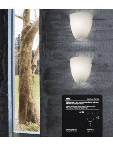 Murano Luce Light 4 APMAX MAX AP22 Lampada da Parete