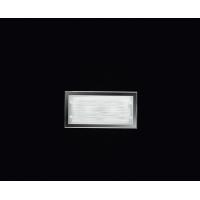 Wall SCONCE with WHITE GLASS 30x15cm