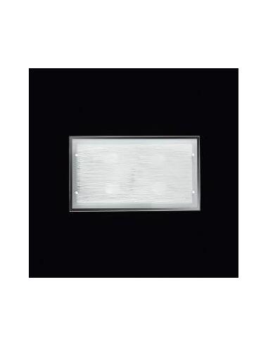 CEILING light with WHITE GLASS 70x40cm