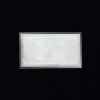 CEILING light with WHITE GLASS 70x40cm