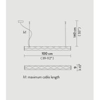 Slamp HUG89SOS0000WT000 HUGO White pendant Lamp