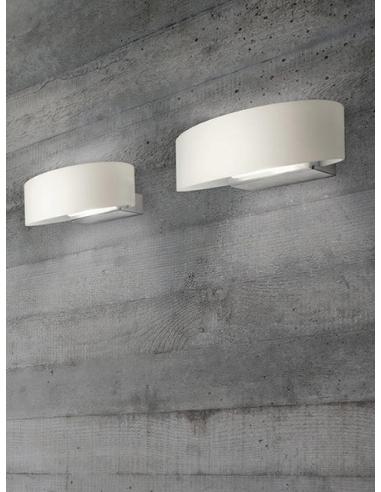 Murano Luce Light 4 APEL33 Elle Lampada da Parete 33 Nero