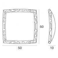 Linea Light 4482 Syberia Ceiling / Wall Lamp D50