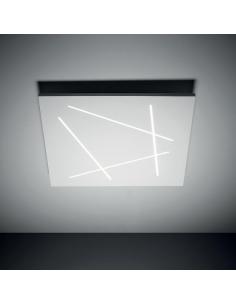 Vivida 0002.20.BI W Flat Lampada da Soffitto 35cm bianco Led 3000K 31W