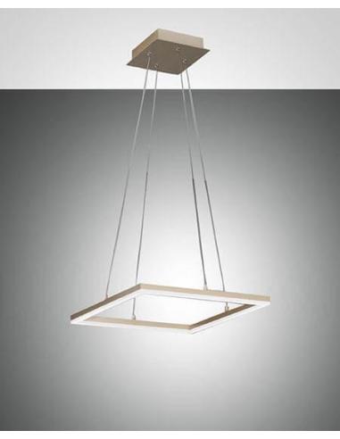 Fabas 3394-45-102 Bard, Chandelier pendant, Rectangular White