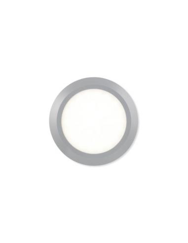 Pan EST34014 Smile Lampada Parete Led Integrato 3W Tonda Grigio