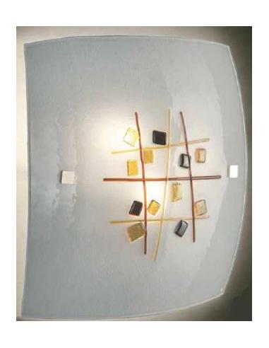 LORA 653 ceiling Lamp murano amethyst