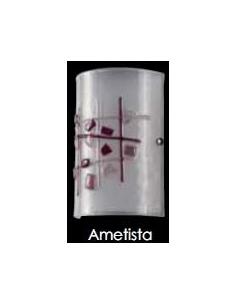 LORA 653 Lampada a soffitto di murano ametista 2