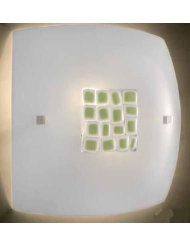 LORA 554 Lampada da soffitto murano arancio