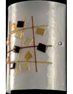 LORA AG122 amber wall Lamp by murano