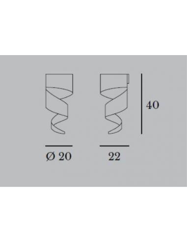 GIBAS 139/41 C1+C75 REMÌ BIANCO/FOGLIA ARGENTO
