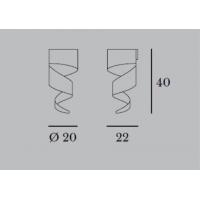 GIBAS 139/41 C1+C75 REMÌ BIANCO/FOGLIA ARGENTO