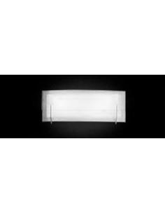 PERENZ 6484 B LN wall Sconce in white glass and satin
