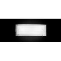 PERENZ 6484 B LN wall Sconce in white glass and satin