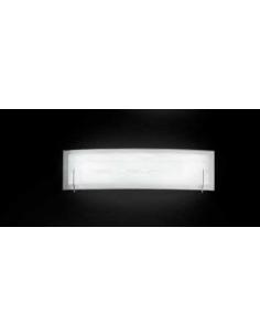 PERENZ 6486 B LN wall Sconce in white glass and satin