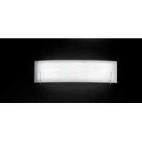 PERENZ 6486 B LN wall Sconce in white glass and satin