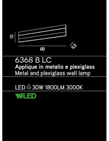 PERENZ 6368 B LC wall-Lamp
