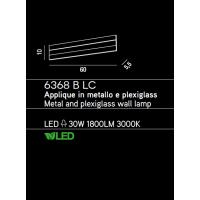 PERENZ 6368 B LC wall-Lamp