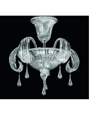 SYLCOM 1386/48 K CR Molin Lampada da soffitto Cristallo
