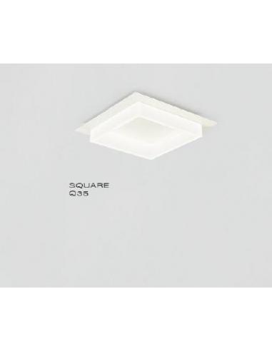 Promoingross square Q35 Lampada da soffitto
