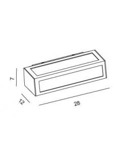 PROMOINGROSS 7271B/WH Lampada Parete Aster 2