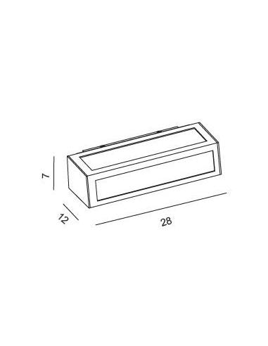 PROMOINGROSS 7271B/WH Lamp Wall Aster