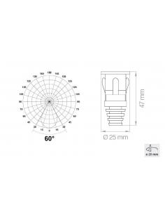 Lampo Lighting Technology TC12V2WBIBN LED SPOTLIGHT 2