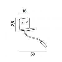 PERENZ 6636 B LK wall Lamp LEVEL