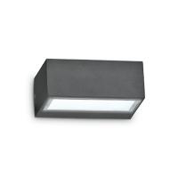 Ideal Lux 115375 Twin AP1 Wall Lamp Black