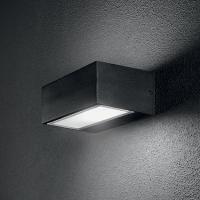 Ideal Lux 115375 Twin AP1 Wall Lamp Black
