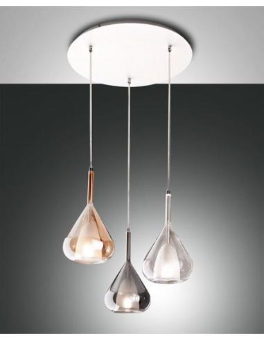 FABAS LIGHT 3481-47-297 Lila suspension Lamp 3 colors