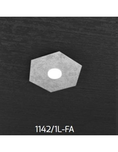 TOP LIGHT 1142/1L-FA LAMPADA PARETE/SOFFITTO HEXAGON