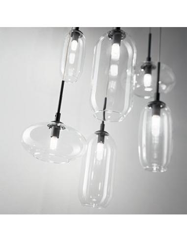 IDEAL LUX 173023 SUSPENSION YOGA SP6 BLACK