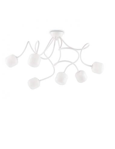 IDEAL LUX 174921 OCTOPUS Ceiling Lamp 6l white