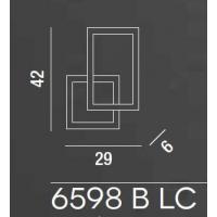 PERENZ 6598 B LC LAMP WALL CROSS