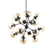 Ideal Lux 162201 Kepler SP12 Lampada da sospensione nero 12 sfere