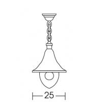 Moretti Luce 864A.1 Outdoor pendant lamp copper