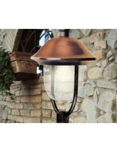 Moretti Luce 642A.1 Lampada da sospensione nera cappello rame