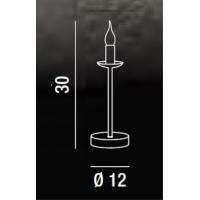 PERENZ 6268 TO TABLE LAMP DOVE GREY