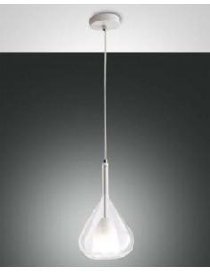 FABAS LUCE 3481-40-241 Lila suspension Lamp transparent