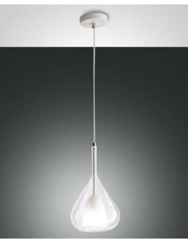 FABAS LUCE 3481-40-241 Lila suspension Lamp transparent