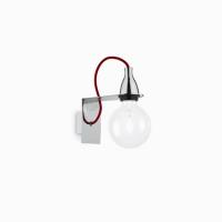 Ideal Lux 045207 Minimal AP1 Wall Lamp Chrome