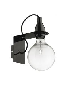 Ideal Lux 045214 Minimal AP1 Wall Lamp Black