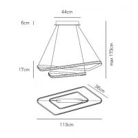 Vivida International 0033.30 DIM W Ring Lampada a sospensione 3000K