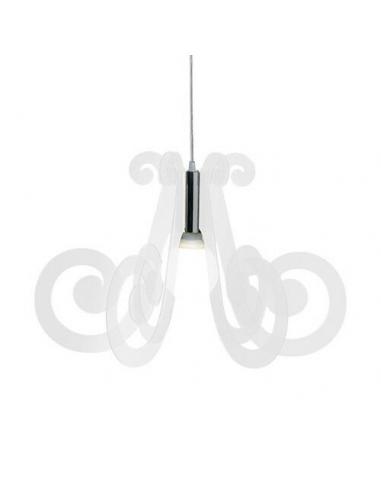 LINEA ZERO MI/S/64 W MIZAR Pendant Lamp White