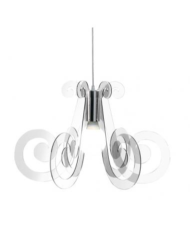 LINEA ZERO MI/S/64 TR Mizar Pendant Lamp Transparent