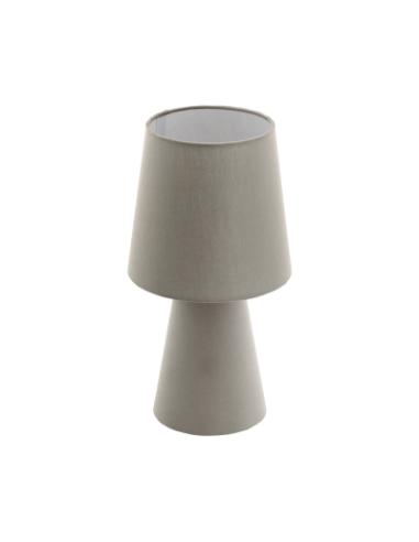 Eglo 97124 Table Lamp Carpara, Dove Grey Table Lamp Shade